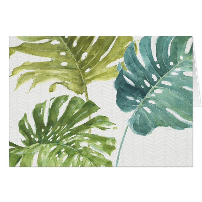 Verts mixtes | Palmes tropicales (Devant horizontal)
