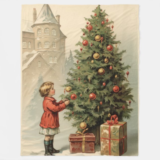 Vertu victorienne Storied Couverture de Noël (Devant)