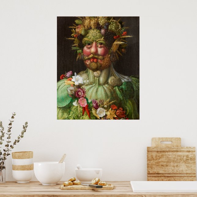 Vertumnus | Giuseppe Arcimboldo | Poster (Küche)