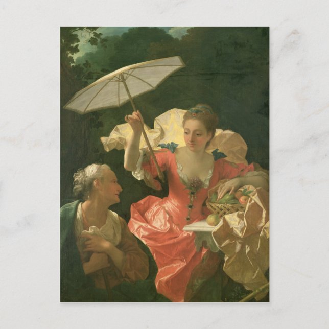 Vertumnus und Pomona Postkarte (Vorderseite)