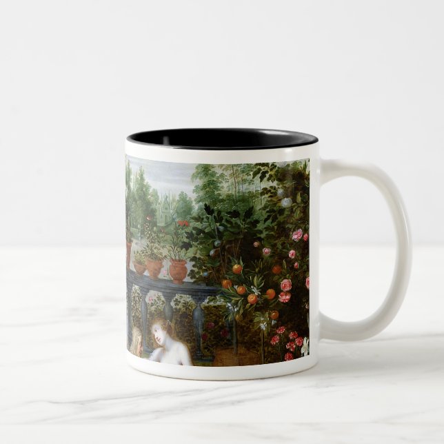 Vertumnus und Pomona Zweifarbige Tasse (Rechts)