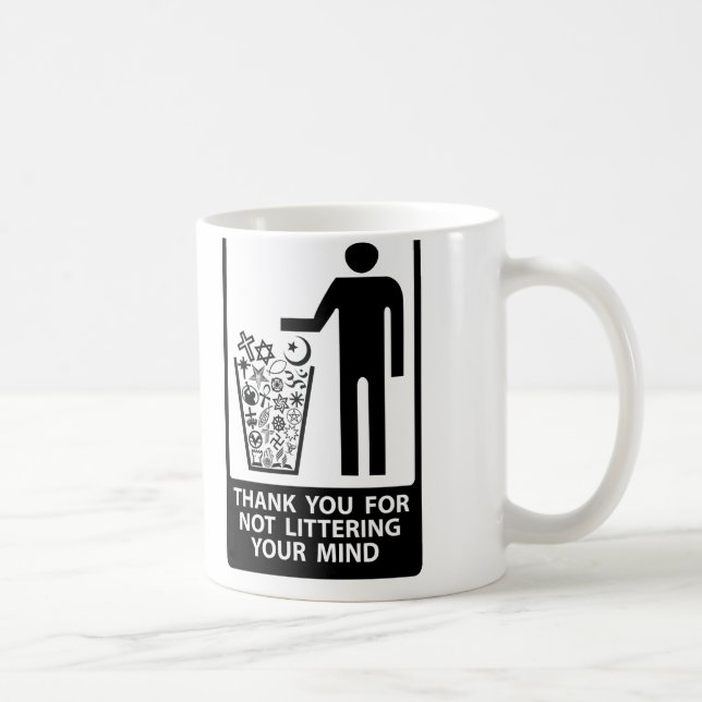 Verunreinigen Sie nicht Ihre SinnesTasse Kaffeetasse (Rechts)
