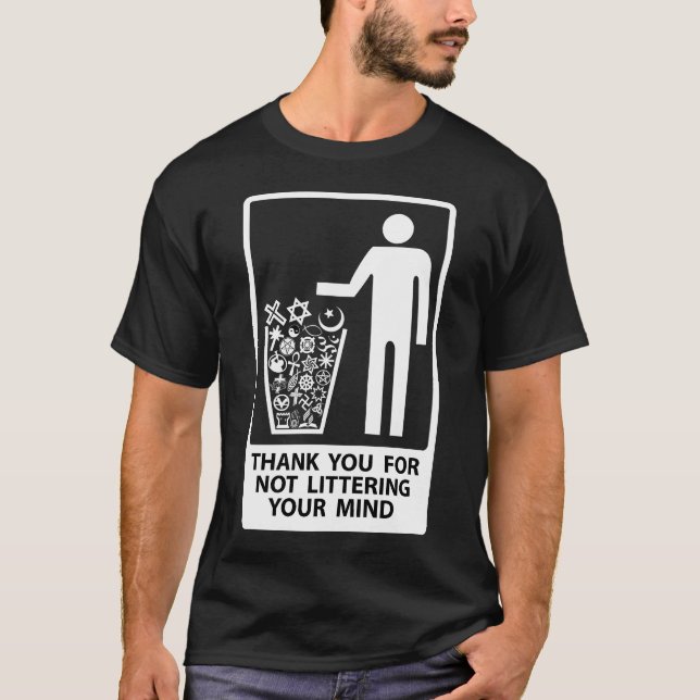 Verunreinigen Sie nicht Ihren Verstand - dunkle T-Shirt (Vorderseite)