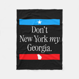 Verunstalte nicht mein Georgia Funny State Stolz G Fleecedecke
