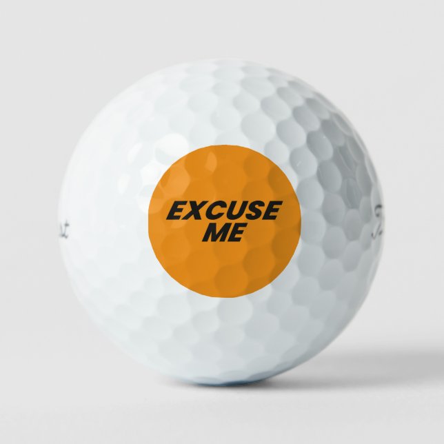 VERURTEILEN SIE MIR GOLFBALLEN GOLFBALL (Vorderseite)