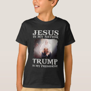Verurteilter Felon Jesus ist mein Retter Trump ist T-Shirt