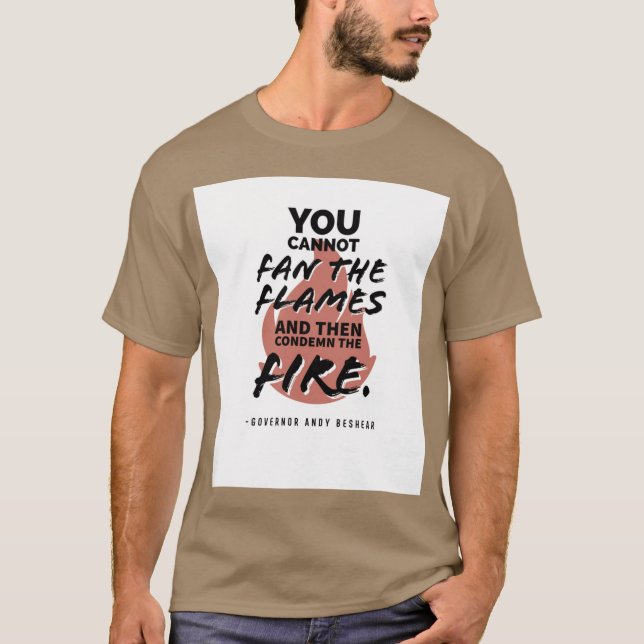 Verurteilung des Feuers T-Shirt (Vorderseite)