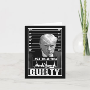 Verurteilung Donald Trump Tasse Shot Jail Pict Karte