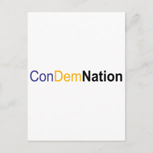 Verurteilung Postkarte