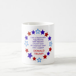 Verurteilungswürdige Trumpf-Wähler-Schalen-Tasse Kaffeetasse