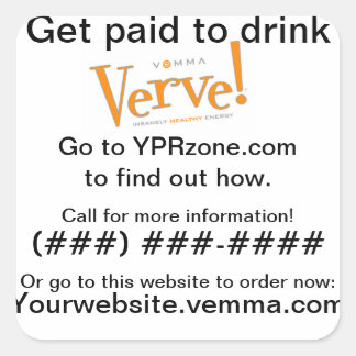 Verve Kann Aufkleber anzeigen