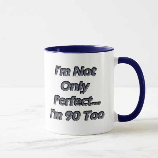 Vervollkommnen Sie 90 Jährige Tasse