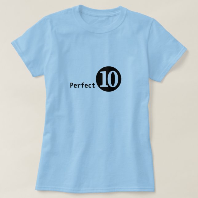 Vervollkommnen Sie T - Shirt 10 (Design vorne)