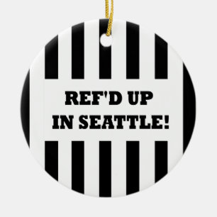 Vervollständigt in Seattle mit Ersatzschiedsrichte Keramikornament