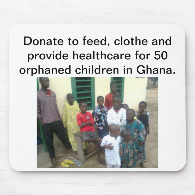 Verwaiste Kinder in Ghana Mousepad (Vorne)