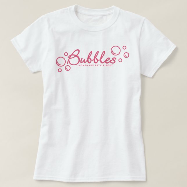 Verwaiste schwarze Blasen T-Shirt (Design vorne)