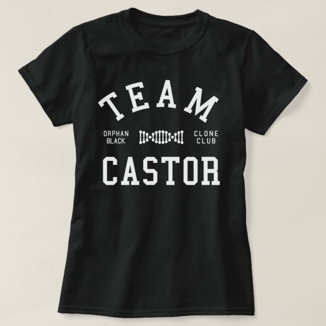 Verwaiste schwarze Team-Gießmaschine T-Shirt (Design vorne)