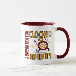 Verwalter heraus abgestoppt tasse
