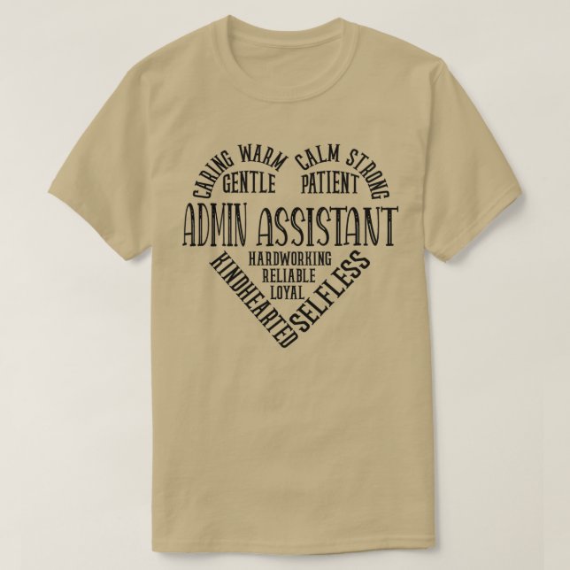 Verwaltungsassistent 1 T-Shirt (Design vorne)