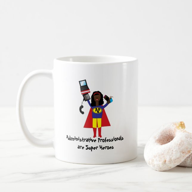 Verwaltungsassistent Kaffeetasse (Mit Donut)