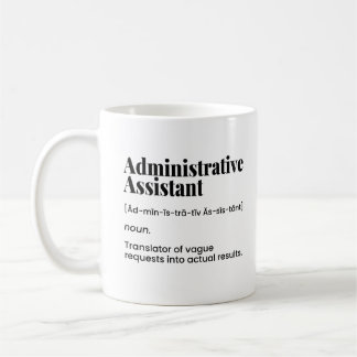 Verwaltungsassistent, Verwaltungsdirektor Kaffeetasse
