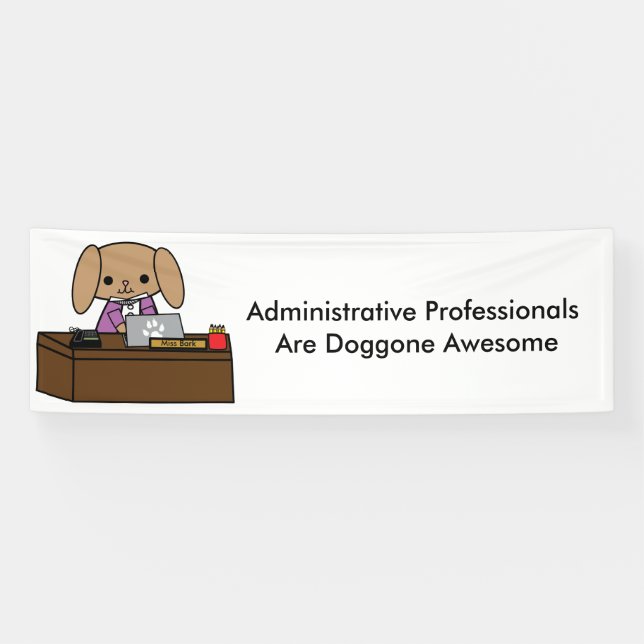 Verwaltungspersonal Hoggone Phantastisch Hund Banner (Horizontal)