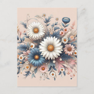 Verwandeln Sie Ihren Raum mit eleganter Gänseblümc Postkarte