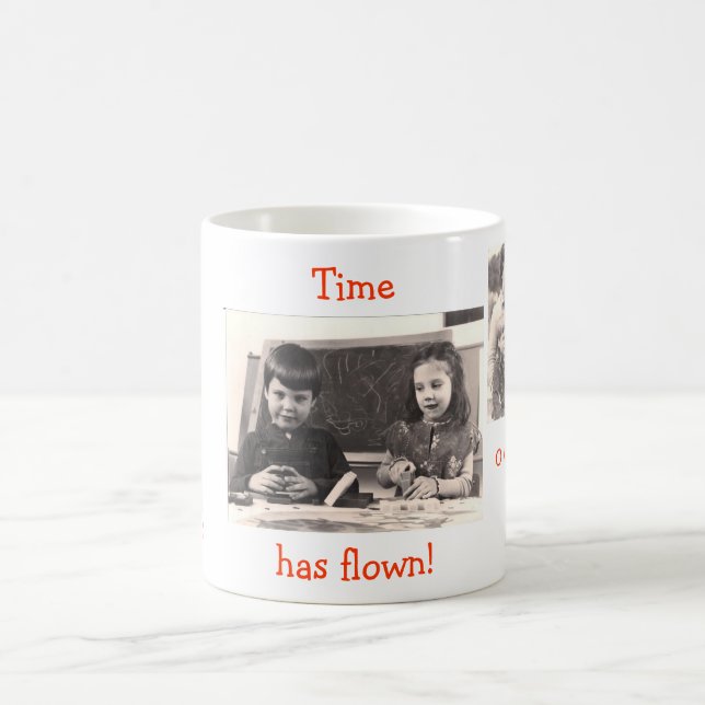 Verwandelnde Tasse/Zeit ist geflogen! Verwandlungstasse (Mittel)