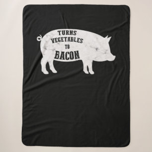 verwandelt Gemüse in Bacon Funny GRILLEN Lovers Sherpadecke