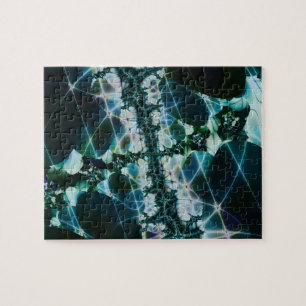 Verwandlungstassen Kunst des blauen und grünen F