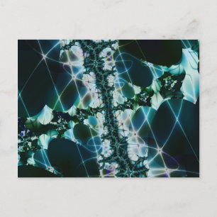 Verwandlungstassen   Kunst des blauen und grünen F Postkarte