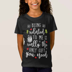 Verwandt mit mir Funny Christmas Familie Xmas Pa T-Shirt