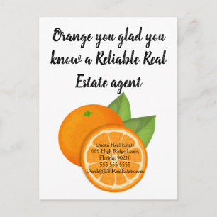 Verweisende Kunden reales Anwesen Marketing verkau Postkarte