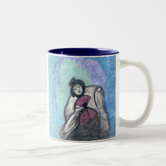 Verwelkende Geisha Zweifarbige Tasse