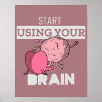 Verwenden Sie Ihr Gehirn | Funny Brain Design