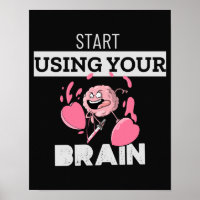 Verwenden Sie Ihr Gehirn | Funny Brain Design