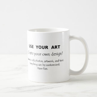 Verwenden Sie Ihre Kunst schaffen Ihre eigenen Kaffeetasse
