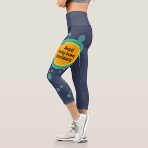 Verwenden Sie keine schweren Maschinen Radiale Bub Capri Leggings