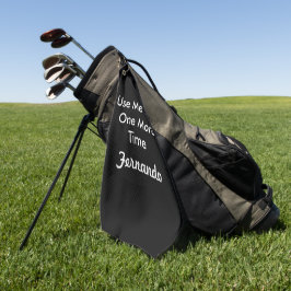 Verwenden Sie Me Baby noch einmal Ihren Namen Golfhandtuch