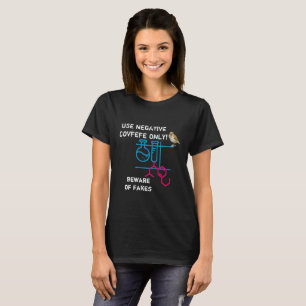 Verwenden Sie nur die Negativ-Covfefe individuell  T-Shirt