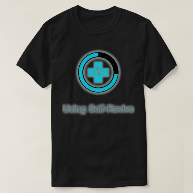 Verwenden von Selbsterneuerung im Warzonenstil T-Shirt (Design vorne)