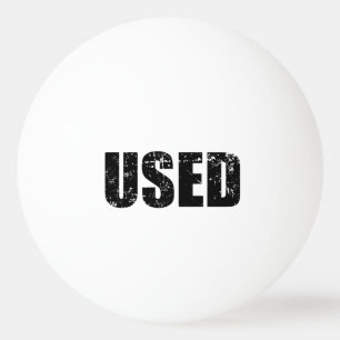 VERWENDET TISCHTENNISBALL