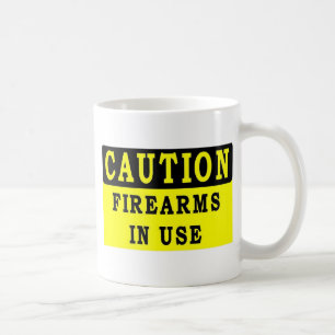 VERWENDETE FEUERWAFFEN KAFFEETASSE