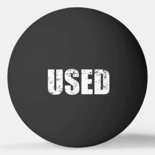 VERWENDETER PONGBALL TISCHTENNISBALL