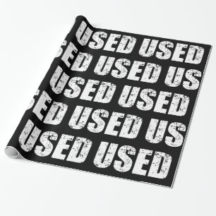 VERWENDETES WRAPPPAPIER GESCHENKPAPIER