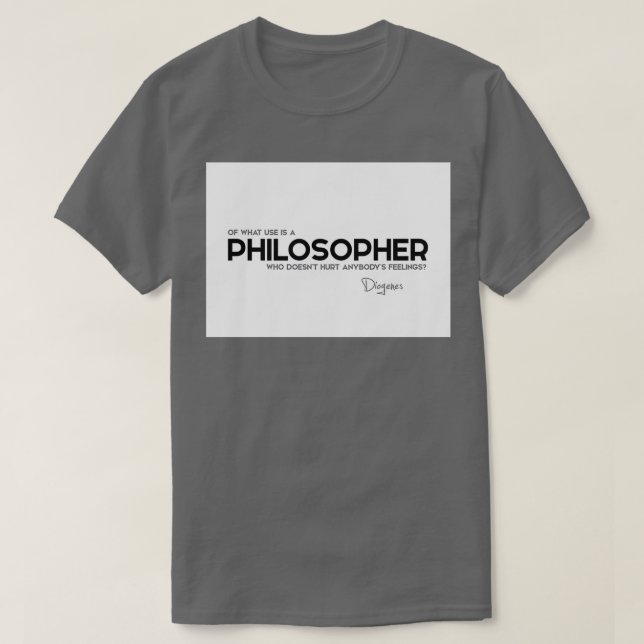 Verwendung von Philosopherdiogenen T-Shirt (Design vorne)