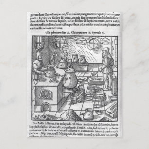 Verwendung von Schwefel Postkarte