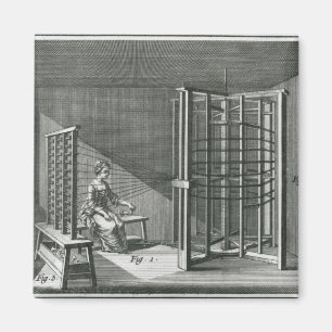 Verwerfende silk Faden, Illustration Encylopedia Magnet
