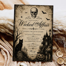 Verwerfliche Halloween-Party Vintage