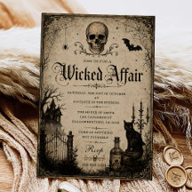 Verwerfliche Halloween-Party Vintage